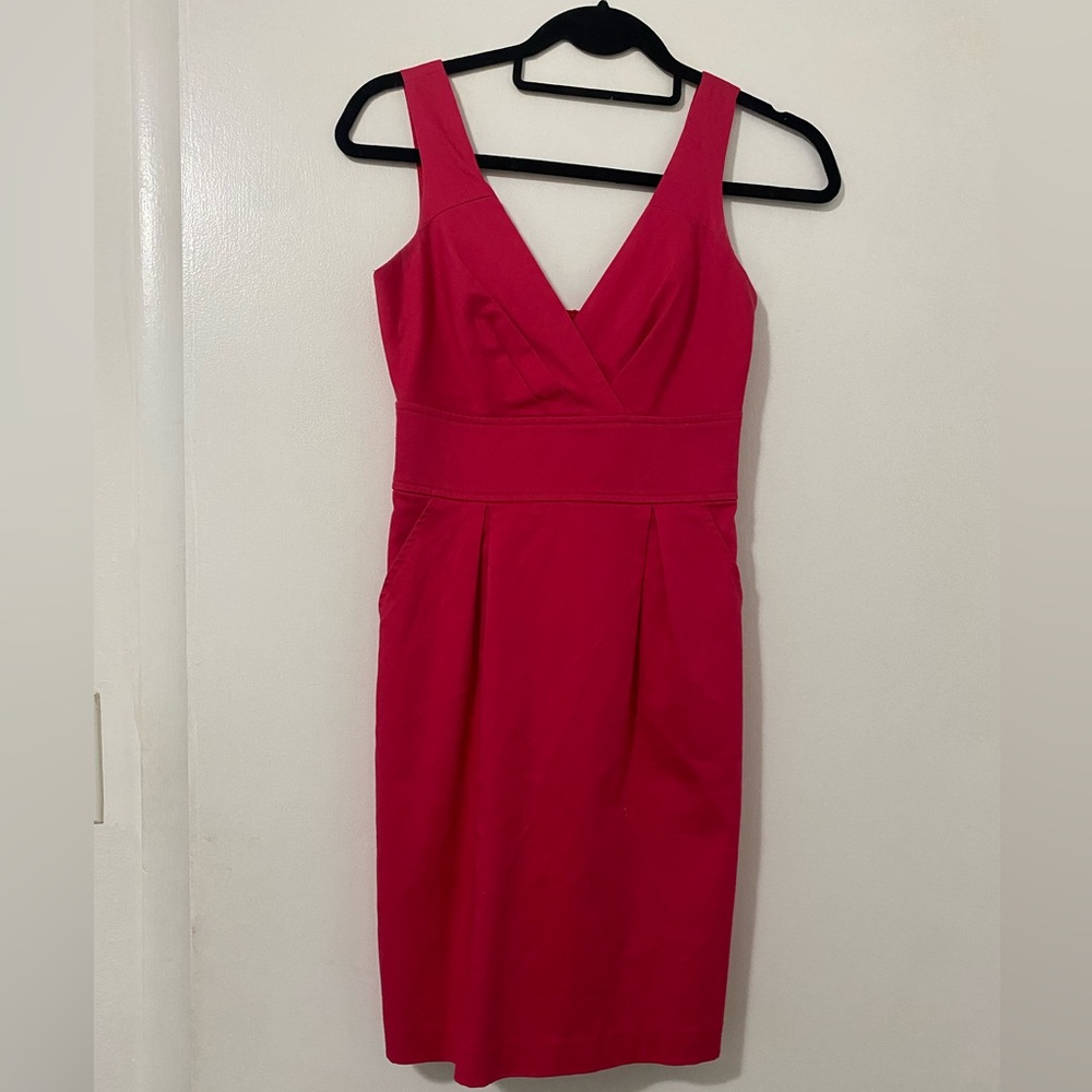 Express Vibrant Red Midi Dress